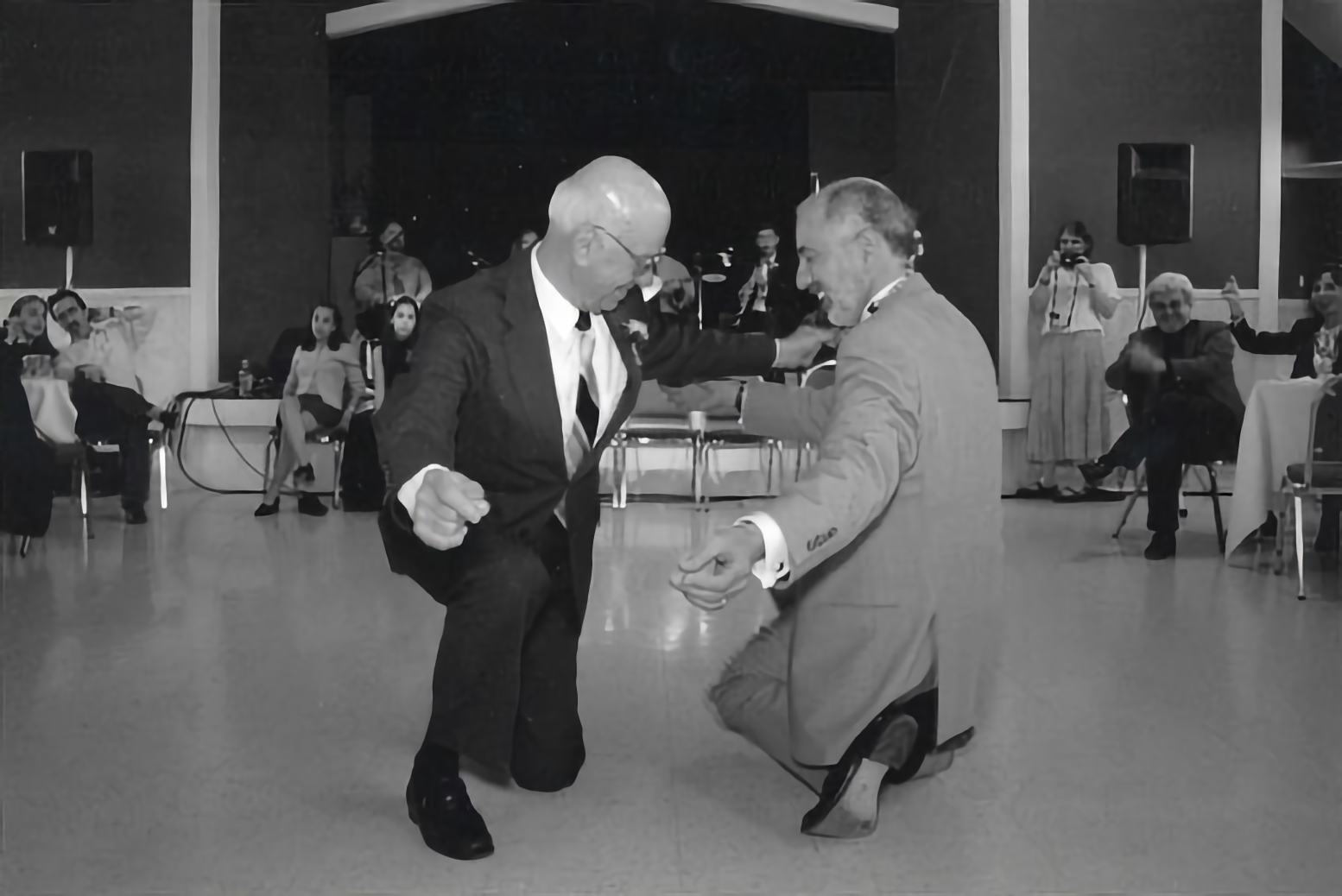 photo of david dancing zeybek with father